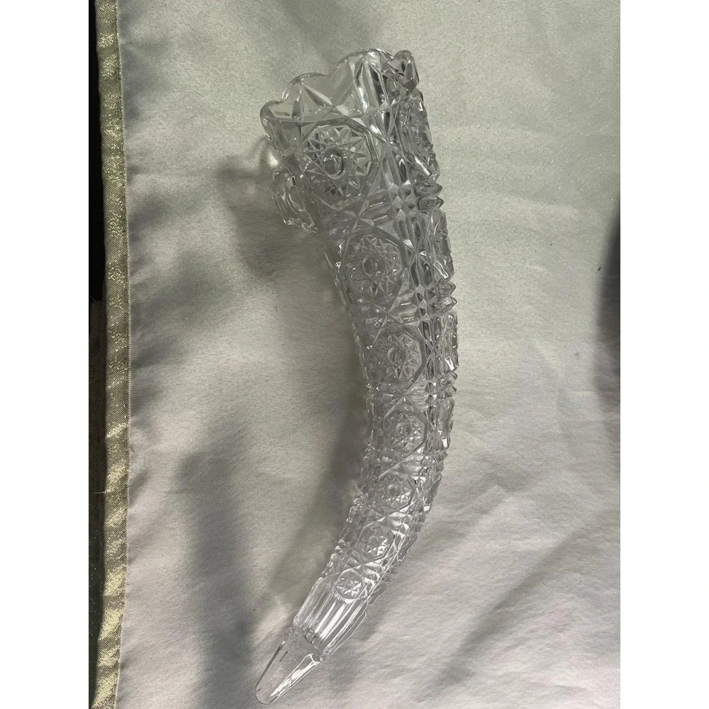 1920's EAPG Hanging Glass Cornucopia 12